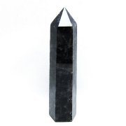 モリオン 純天然 黒水晶 六角柱 [t43-8330]