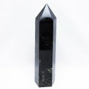 モリオン 純天然 黒水晶 六角柱 [t43-8471]