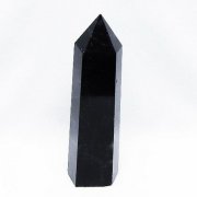 モリオン 純天然 黒水晶 六角柱 [t43-8513]