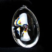 アイリスクォーツ 虹入り レインボー水晶 ペンダント [t436-3188]