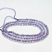 アメジスト 一連 4mm ビーズ [t438-5485]