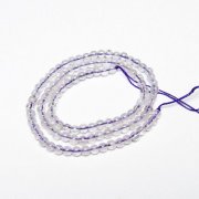 アメジスト 一連 4mm ビーズ [t438-5585]