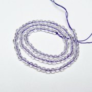 アメジスト 一連 4mm ビーズ [t438-5592]