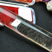 豪華ルチルクォーツ（金針ルチル水晶） 印材　※別途料金で篆刻可能[T44-409]