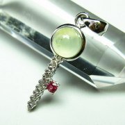 ★特別ご提供★手放すサポーター☆【プレナイト『葡萄石』8.5mmラウンド連】❤ ☆特別ご提供☆手放すサポーター☆【プレナイト『葡萄石』8.5mm