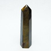 タイガーアイ※黄虎目石 六角柱[T443-4703]