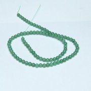 インド翡翠 一連 4mm ビーズ [t445-1835]