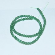 インド翡翠 一連 4mm ビーズ [t445-1875]