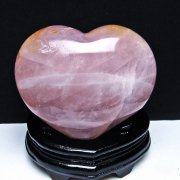 天然石 専用台座付 セレスタイト ハート置物458g 天然石 専用台座付 セレスタイト ハート置物458g