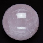 AAA級家庭円満☆天然ローズクォーツ丸玉B81E1/136E11A