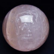 1.9Kg ローズクォーツ 丸玉 115mm [T456-15150]