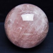 2Kg ローズクォーツ 丸玉 115mm [t456-15512]