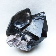 山東省産 モリオン 純天然 黒水晶 原石 [t460-7668]