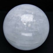 1.1Kg カルサイト 丸玉 92mm [T461-11283]