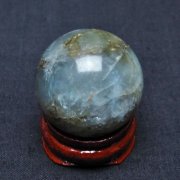 アクアマリン 丸玉 26mm [t465-707]