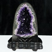 29.6Kg ブラジル産 フラワーアメジストドーム 同梱不可 [t611-10229]