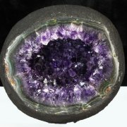 ブラジル産 アメジスト ペア ドーム ※同梱不可《rv》2個口 [A1-20-15]