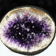 ブラジル産 アメジスト ペア ドーム ※同梱不可《rv》2個口 [A1-20-15]