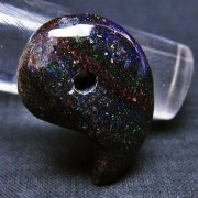 ブラックオパール 勾玉[T468-471]