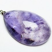 国産 雨塚山紫水晶 ペンダントトップ◇ 国産紫水晶「雨塚山ペンダントトップ01」／天然石ペンダント- 天然石