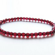 ガーネット ブレスレット 4mm [T483-7864]