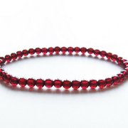 ガーネット ブレスレット 4mm [T483-7872]