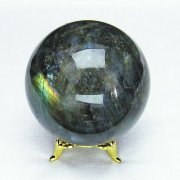 ラブラドライト 丸玉 58mm [t484-1671]