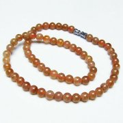 ストロベリークォーツ ネックレス 6mm [T489-1508]