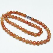 ストロベリークォーツ ネックレス 6mm [T489-1513]