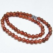 ストロベリークォーツ ネックレス 6mm [T489-1550]