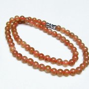 ストロベリークォーツ ネックレス 6mm [T489-1580]