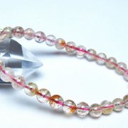 アフリカンストロベリークォーツ ブレスレット 6mm [t489-1619]