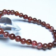 アフリカンストロベリークォーツ ブレスレット 6mm [t489-1663]