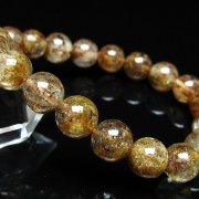 ガーデン水晶 ルチル入り ブレスレット 10mm [t50-10322]