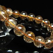 ガーデン水晶 ルチル入り ブレスレット 12mm [t50-10416]