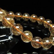 ガーデン水晶 ルチル入り ブレスレット 11mm [t50-10458]
