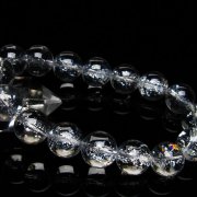 アイリスクォーツ 虹入り レインボークラック水晶 ブレスレット 14mm [T502-8051]