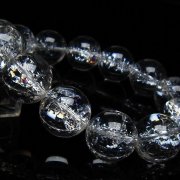 アイリスクォーツ 虹入り レインボークラック水晶 ブレスレット 19mm [T502-8515]