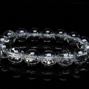 アイリスクォーツ 虹入り レインボークラック水晶 ブレスレット 15mm [T502-8549]