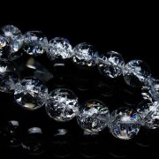 アイリスクォーツ 虹入り レインボークラック水晶 ブレスレット 17mm [T502-9006]