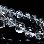 アイリスクォーツ 虹入り レインボー水晶 ブレスレット 14mm [T506-2839]