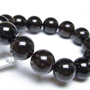 コロンビアナイト コロンビア産 天然ガラス ブレスレット 16mm [t521-2730]