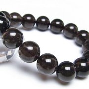 コロンビアナイト コロンビア産 天然ガラス ブレスレット 14mm [t521-2739]
