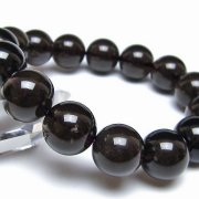 コロンビアナイト コロンビア産 天然ガラス ブレスレット 15mm [t521-2820]