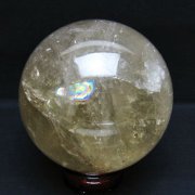 2.2Kg ライトニング水晶 丸玉 117mm [T529-5623]