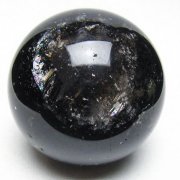 ライトニング水晶 丸玉 83mm [t529-6386]