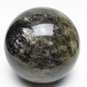 1Kg ライトニング水晶 丸玉 90mm [t529-6398]