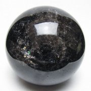 2.1Kg ライトニング水晶 丸玉 117mm [t529-6410]