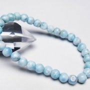 虹入り ヒマラヤ水晶 丸玉 25mm [t317-5172]