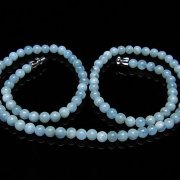 アクアマリン ネックレス 4mm [t556-3469]